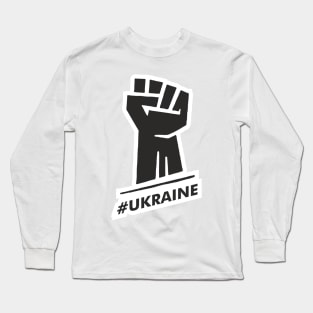 stand with ukraine b/w Long Sleeve T-Shirt